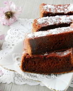 Шоколадно-свекольный кекс