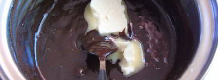 шоколадный кекс малинка. Шаг 8