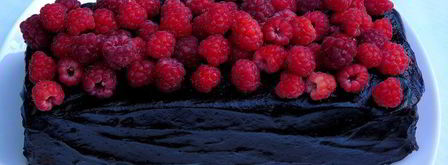 шоколадный кекс малинка. Шаг 10