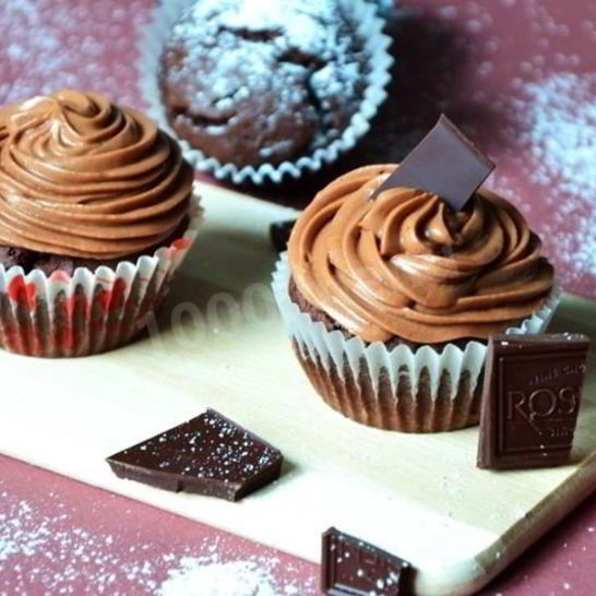 Рецепт шоколадных капкейков с кремом