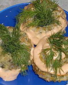 Сырные кексы с укропом и тмином