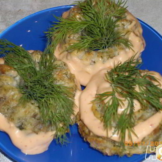 Сырные кексы с укропом и тмином