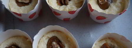 творожные кексы со сгущенкой. Шаг 6