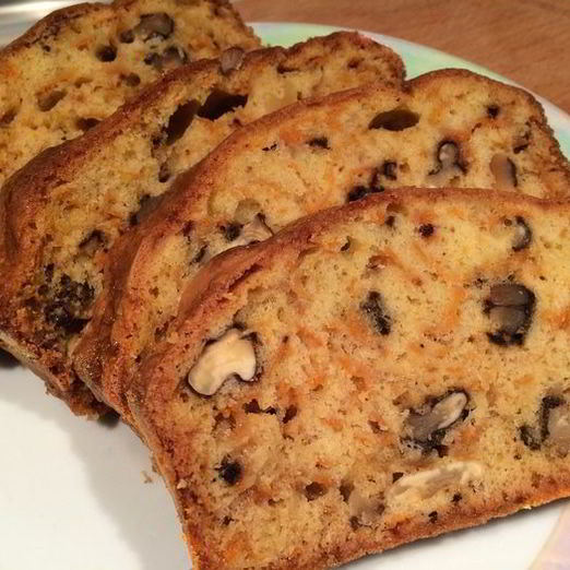 Тыквенный кекс с грецкими орехами