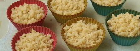 яблочные кексы со штрейзелем. Шаг 7