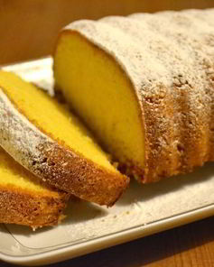 Желтенький итальянский кекс с кукурузной мукой