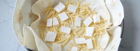 хачапури из лаваша. Шаг 13