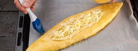 хачапури по-аджарски. Шаг 9