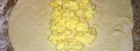 хачапури с сыром на сковороде. Шаг 6