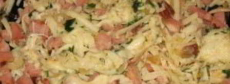 хачапури с ветчиной и сыром. Шаг 4