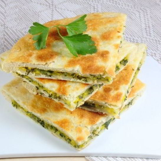 Рецепт хачапури с зеленью