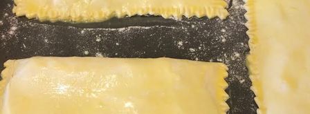 слоеный хачапури с ветчиной. Шаг 5