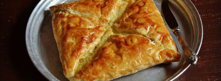 слоеный хачапури. Шаг 10