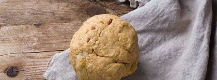 багет с морковными отрубями и жареным луком. Шаг 4