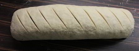 батон с оливками и грецкими орехами. Шаг 9