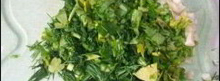 хлеб белый с чесноком и зеленью. Шаг 8