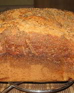 Хлеб на пиве с грибами