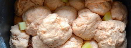 разборный томатный хлеб с начинкой. Шаг 10