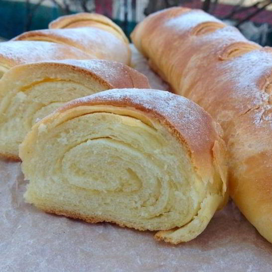 Рецепт слоеных багетов