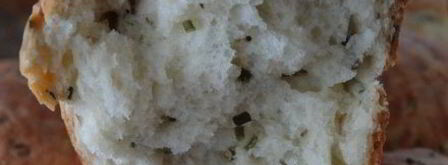 сметанный хлебушек с зелёным луком. Шаг 13