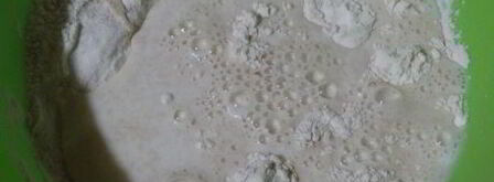 сметанный хлебушек с зелёным луком. Шаг 4