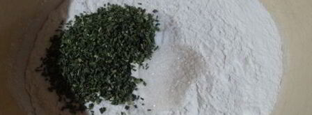 сметанный хлебушек с зелёным луком. Шаг 5