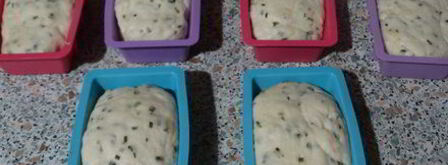 сметанный хлебушек с зелёным луком. Шаг 11