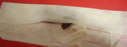 хрустящие конвертики с шоколадом. Шаг 4