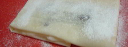 хрустящие конвертики с шоколадом. Шаг 6