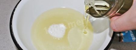 хворост на воде постный. Шаг 3