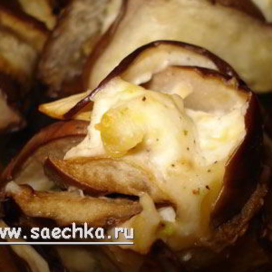 Рецепт конвертиков из баклажанов