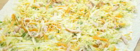 быстрая закуска из лаваша. Шаг 6