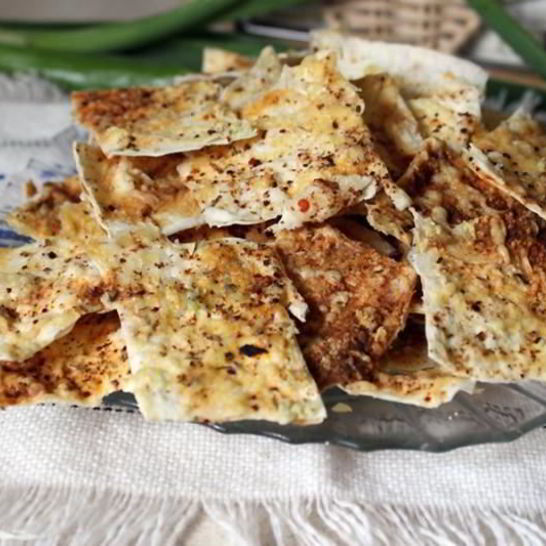 Рецепт чипсов из лаваша в микроволновке