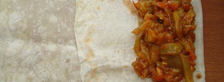 лаваш с баклажанами. Шаг 9