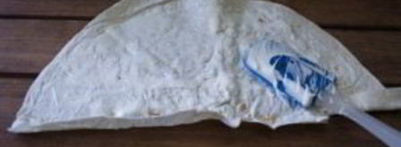 лаваш с копченым сыром. Шаг 3