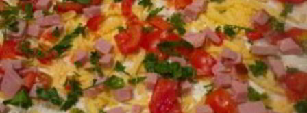 лаваш с начинкой, жаренный на сковороде. Шаг 4