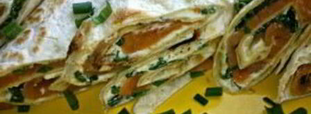 лаваш с сыром и рыбой. Шаг 6