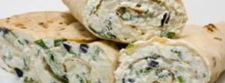 лаваш с творогом и зеленью. Шаг 6