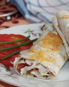 Лаваш, запеченный с сыром