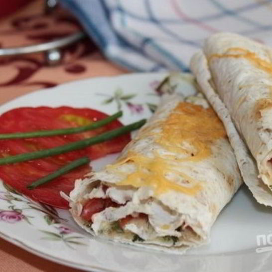 Рецепт лаваша, запеченного с сыром