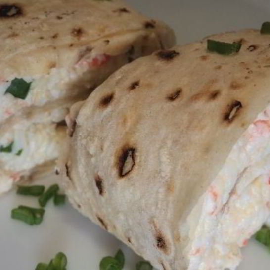 Рецепт рулетиков из лаваша с крабовыми палочками