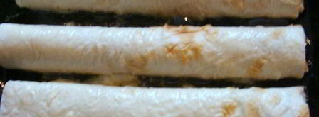 трубочки из лаваша с начинкой. Шаг 14