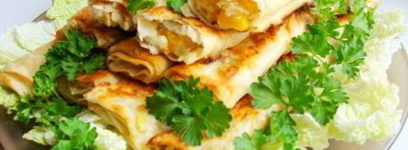 трубочки из лаваша с начинкой. Шаг 18