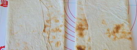 трубочки из лаваша с начинкой. Шаг 7