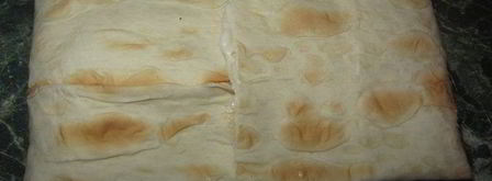 закуска из лаваша и корейской морковки. Шаг 7