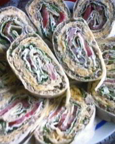 Закуска из лаваша с мясным фаршем