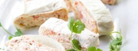 закуска из лаваша с сыром фета. Шаг 5