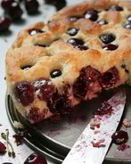 Фокачча с черешней