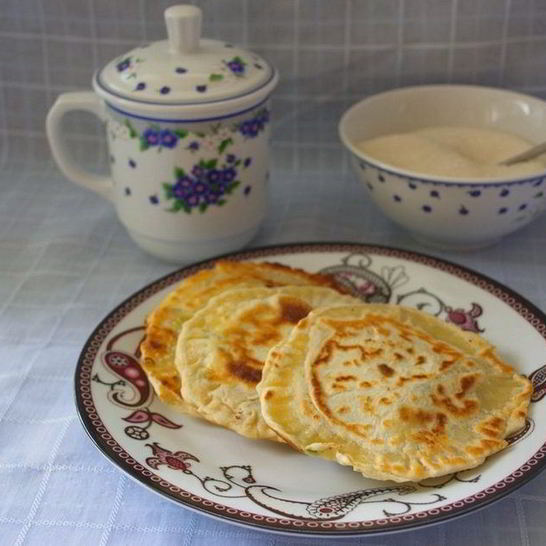 Рецепт кавказских лепешек с зеленью