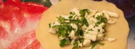 кавказские лепешки с зеленью. Шаг 4